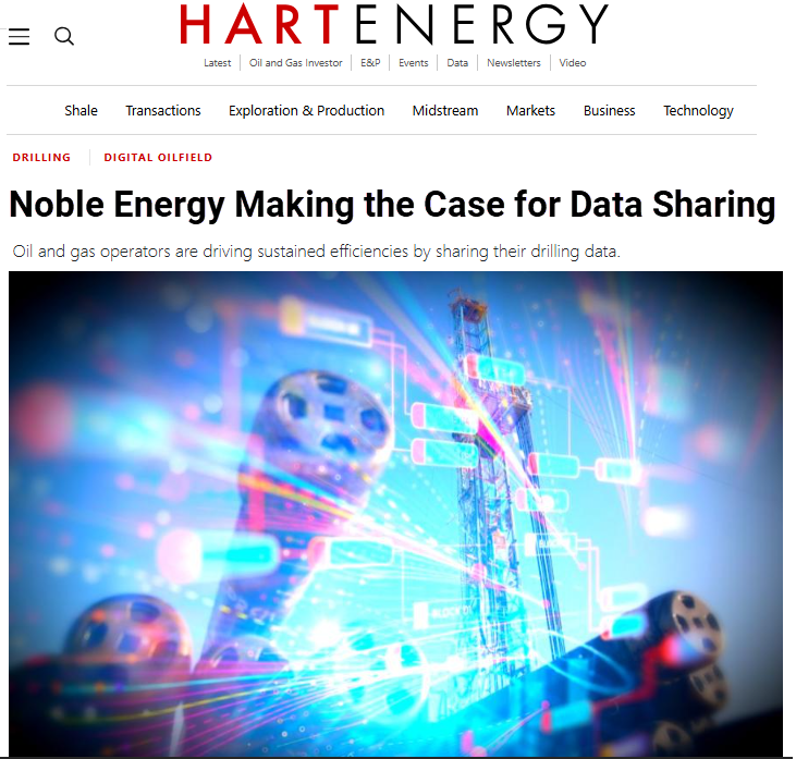 Noble Energy Making the case for data sharing